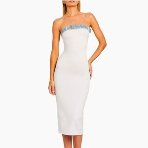 NWT Ser.o.ya blanch knit denim dress - XS